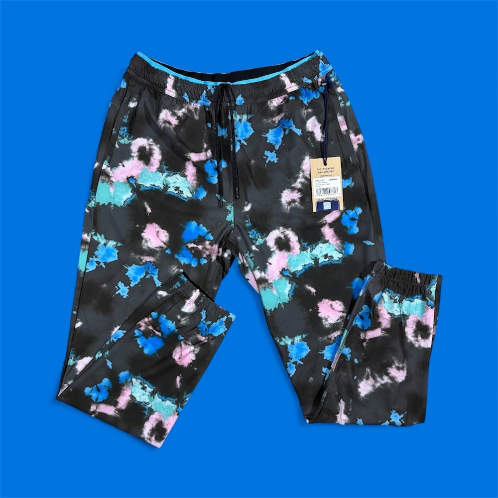 Chubbies‎ Ultimate Sport Jogger Paint Party Size Medium Cuffed NWT